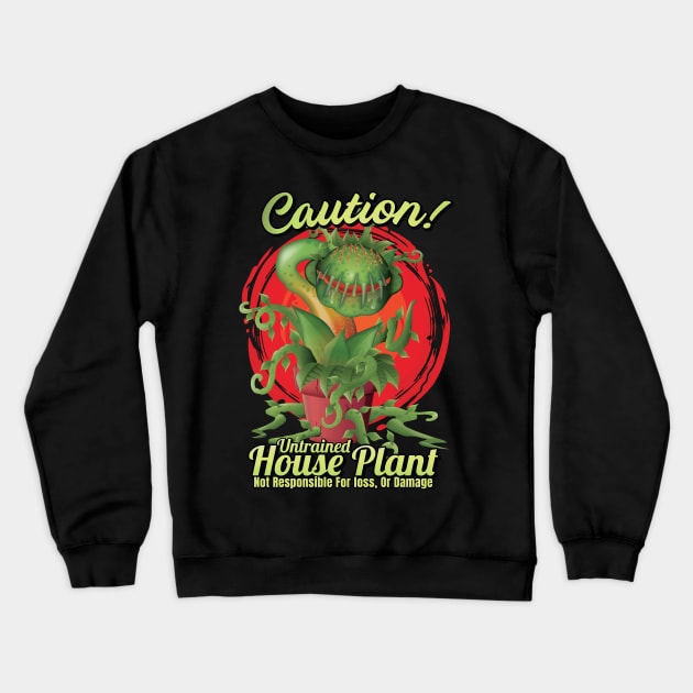 Venus Fly Trap Carnivorous Untrained House Plant Design Crewneck Sweatshirt by Graphic Duster